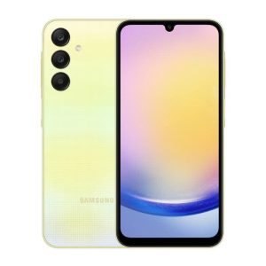 Samsung Galaxy A25 mobile phone with a capacity of 128 RAM and 6 GB