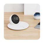 اسپیکر بلوتوثی، شارژر بیسیم و ساعت رومیزی رکسین مدل Rex-W17