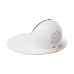 اسپیکر بلوتوثی، شارژر بیسیم و ساعت رومیزی رکسین مدل Rex-W17