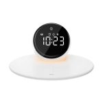 اسپیکر بلوتوثی، شارژر بیسیم و ساعت رومیزی رکسین مدل Rex-W17