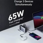 شارژر پاوربانک انکر مدل anker A1651 65W 2in1 GaNPrime 2pin 10000mAh