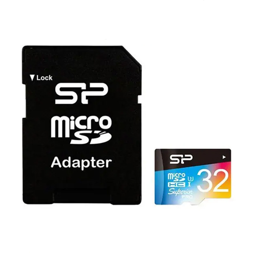 کارت حافظه سیلیکون پاور مدل Color Superior Pro microSDHC Class 10 UHS-I U3 32GB