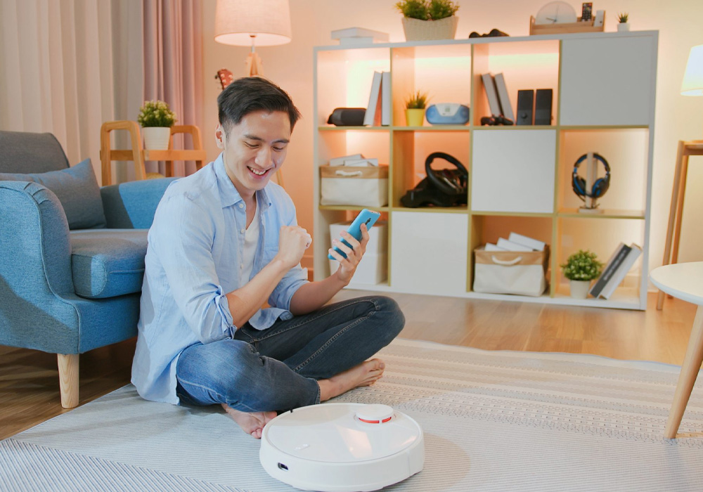 قابلیت استفاده از اپلیکیشن مخصوص جارو رباتیک